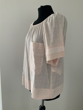 See By Chloé Bluse Rosa Kurzarm Grösse 36 Neu
