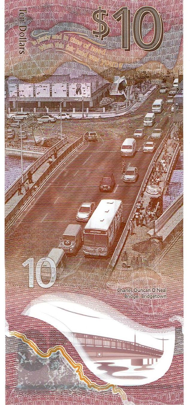 Banconote: Barbados 10 Dollars Polymer P-82 UNZ – Nuovo (secondo la descrizione) da Steffisburg venduto da ber_8htf 1