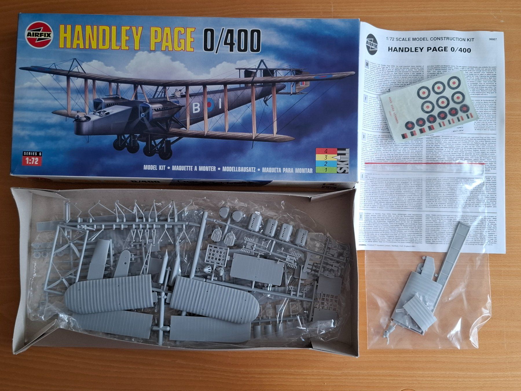 Airfix Kit di modellismo & Modellini statici: Airfix 1/72 Handley Page 0/400 – Nuovo (secondo la descrizione) da Diepoldsau venduto da beeteutel 1
