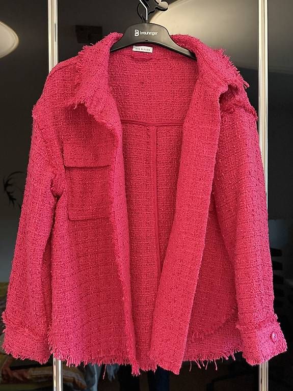 Giacche: MRS & HUGS Bouclé-Overjacket/Blazer, Grösse S, PINK – Nuovo (secondo la descrizione) da Winterthur venduto da corpos 3