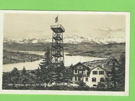 Uetliberg, Blick auf den Zürichsee u. die Glarneralpen