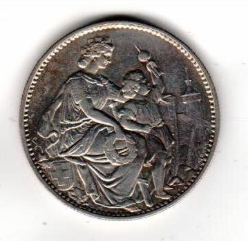 Alle Münzen: Schützenfest Schaffhausen 1865 – Gebraucht aus Wolhusen von Curver9 1