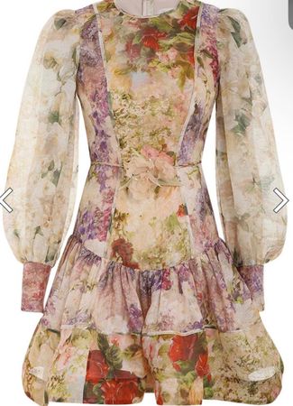 Zimmermann Silk Blend Elegant Dress
