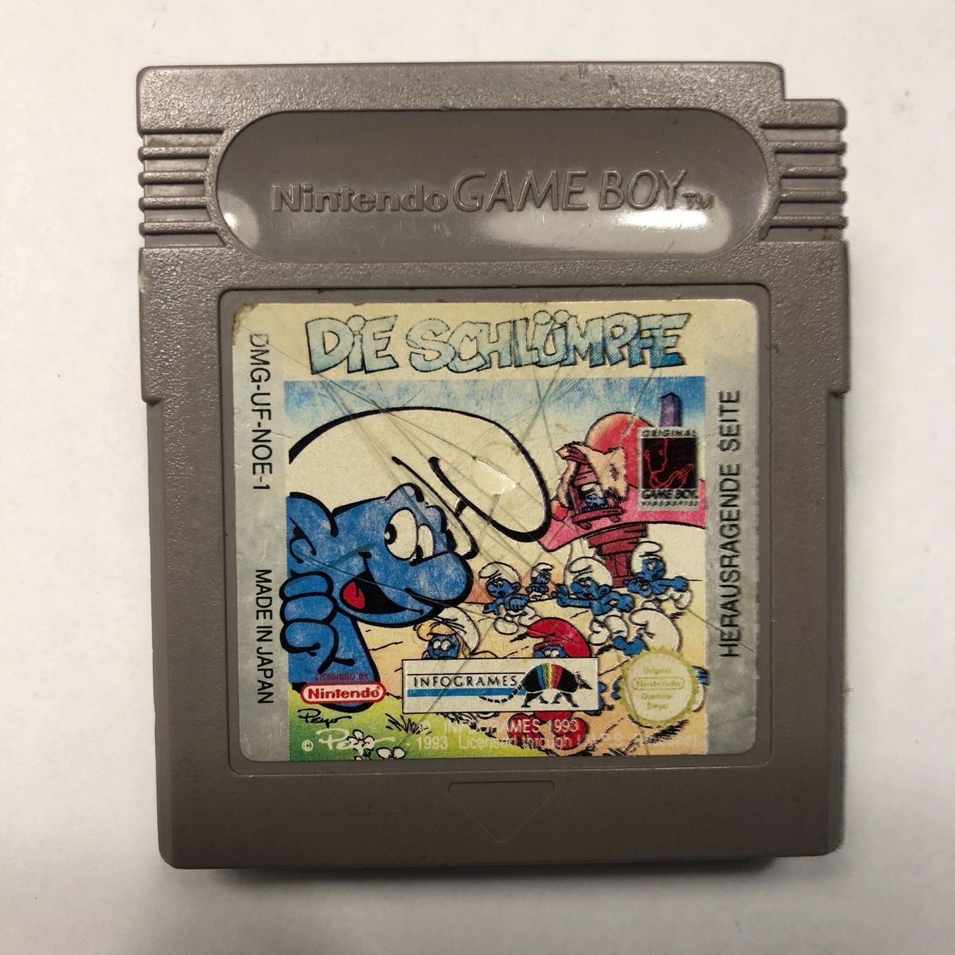 Nintendo Spiele: Die Schlümpfe für Nintendo Game Boy – Gebraucht aus Kestenholz von Naruto_01
