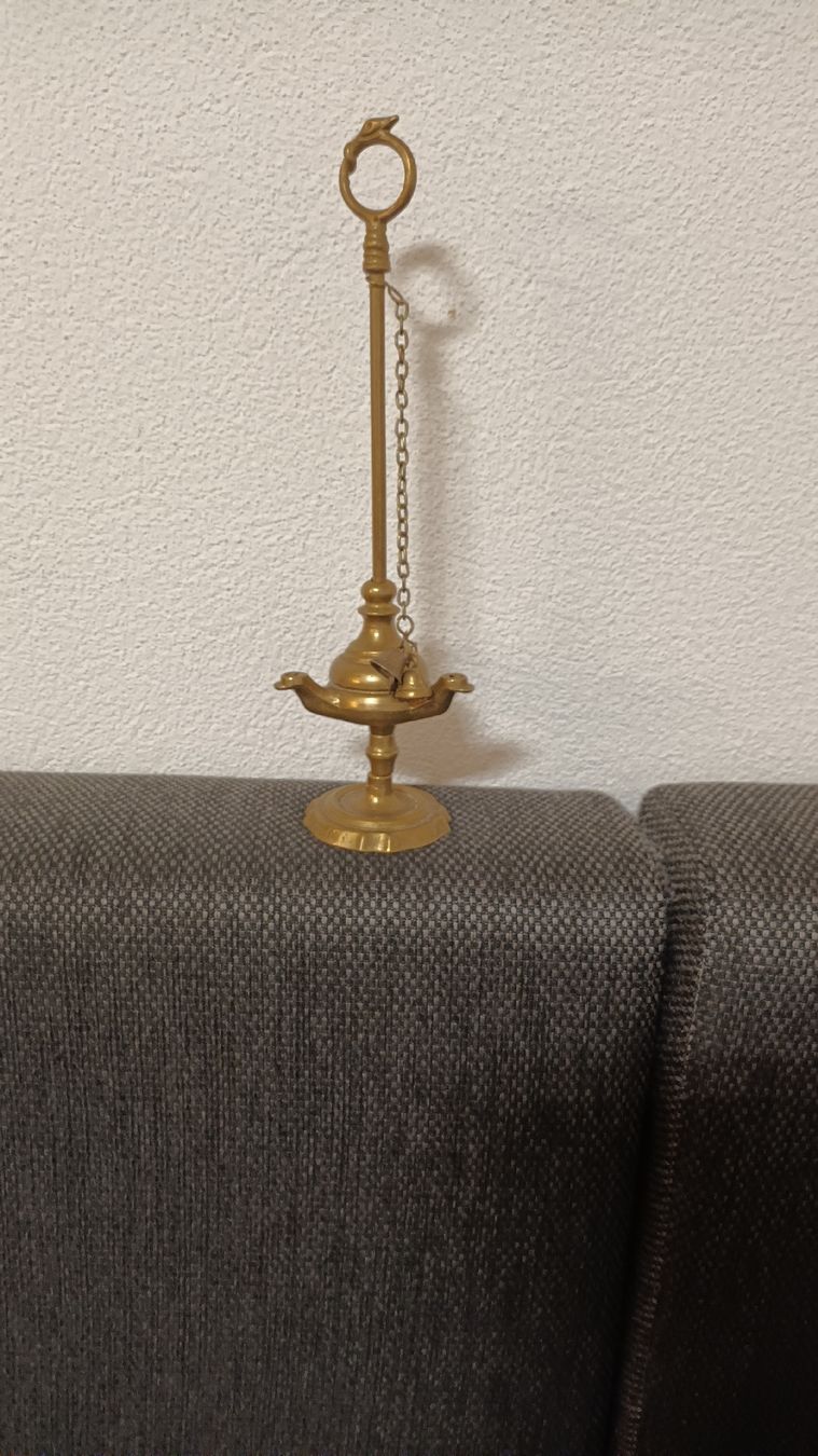 Lampes: Schönes kleines Talglicht 28cm – D'occasion à chur par erika025