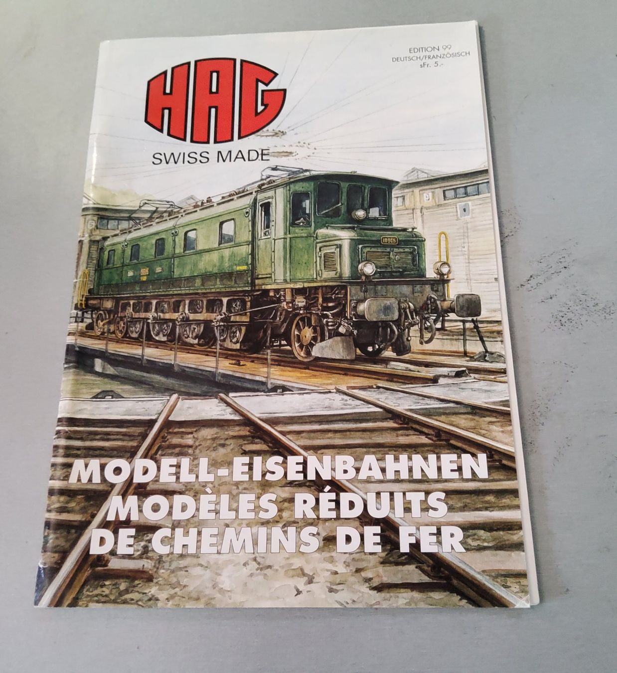 Hag Modellini di ferrovie: 2 HAG Kataloge 1992 + 1999 H0 – Usato da Grüningen venduto da VENOM59