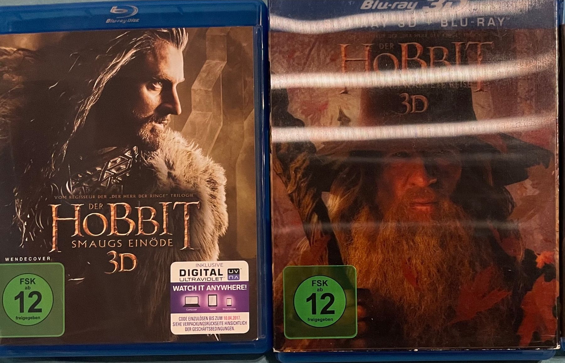 Tutti i DVDs: Der Hobbit 1 + 2   3D – Usato da Waldenburg venduto da Gonzo8