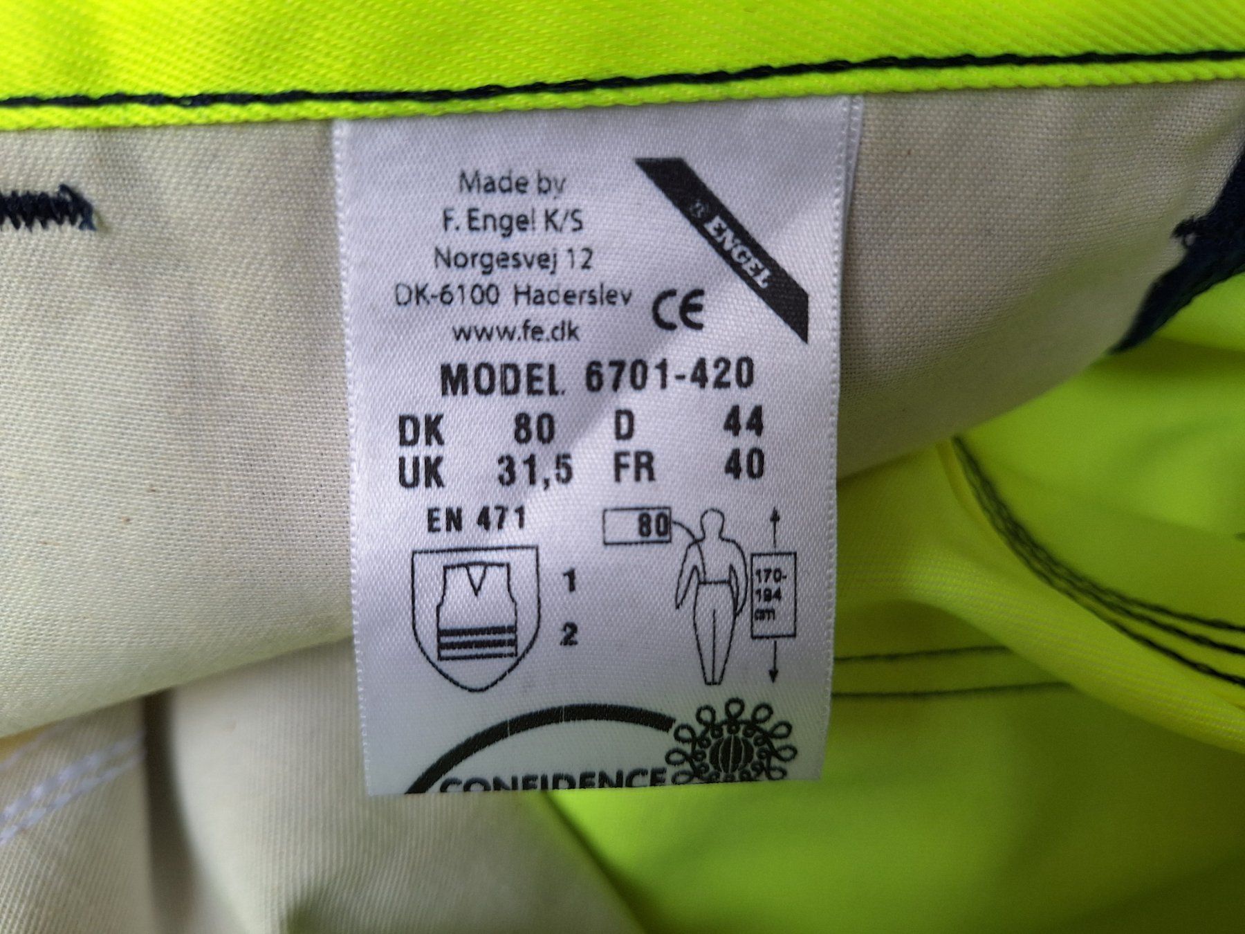 Pantaloni: Kurze Arbeitshose, Engel, leuchtgelb – Nuovo (secondo la descrizione) da Weinfelden venduto da JoeBaer 3