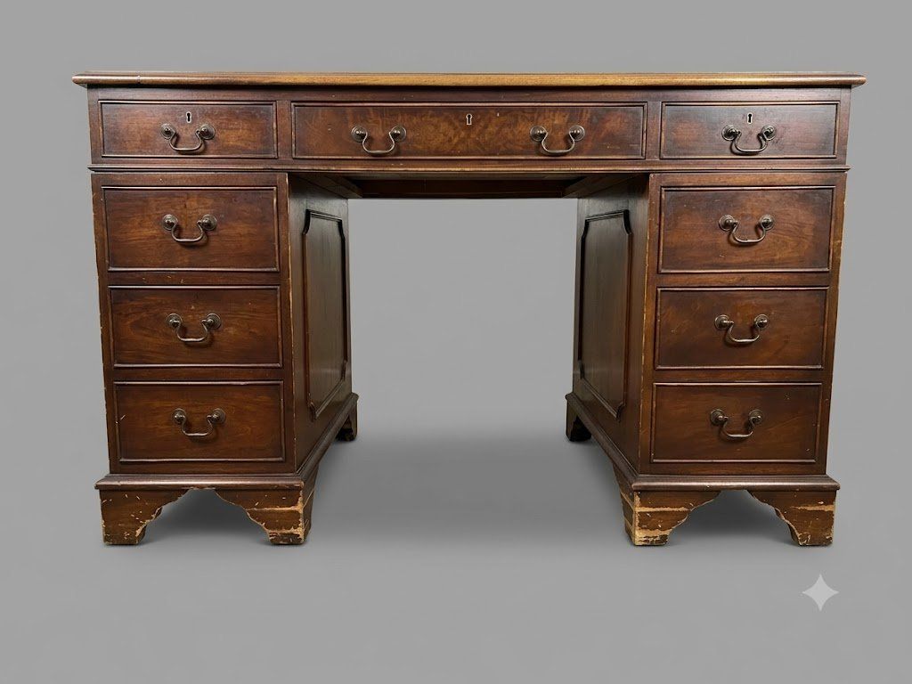 Bureaux: Bureau anglais à caissons, Style Georgien, Chippendale – D'occasion à Chêne-Bougeries par Matouvu61