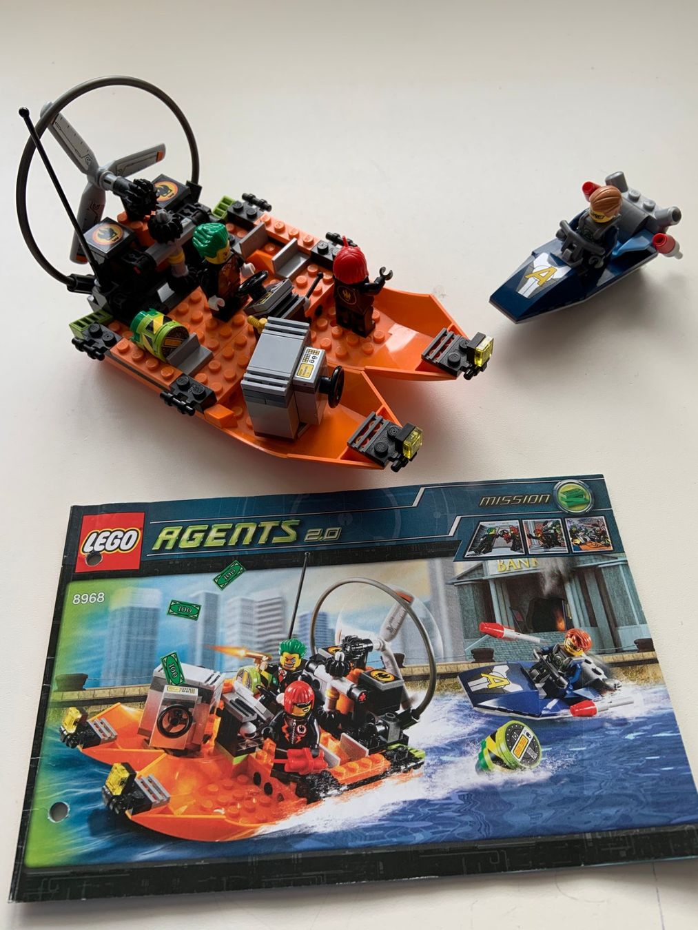 Lego Kit di costruzioni: Lego Agents 2.0 8968 Raubüberfall am Fluss – Usato da Elgg venduto da dan_f8gv