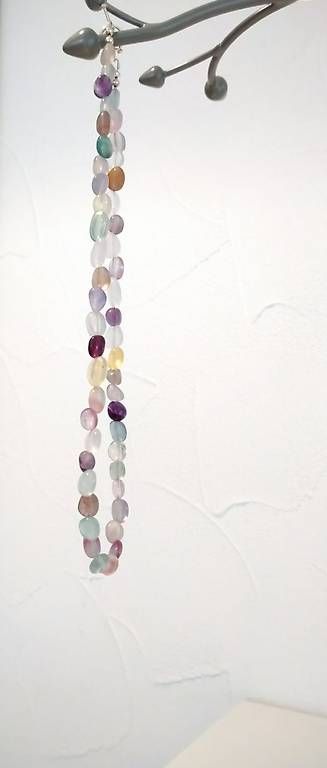 Ketten: Fluorit-Kette multicolor – Neu (gemäss Beschreibung) aus Lupfig von Flowypr6 4