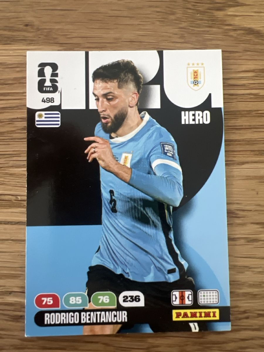 Panini Carte collezionabili: Rodrigo Bentancur Panini – Usato da Zeiningen venduto da lalema