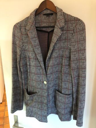 Smart Casual Blazer Grey/Red