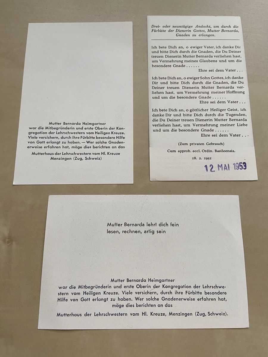 Foto & Immagini: Mutter Bernarda Heimgartner 3 Bildli – Usato da Luzern venduto da waterfront1 1