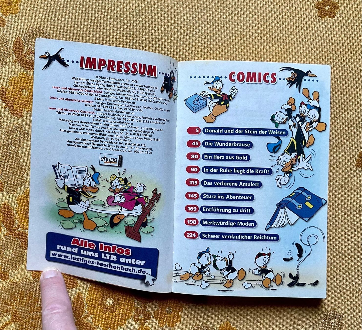Fumetti: Lustiges Taschenbuch Nr 376 von 2008 – Usato da Endingen venduto da nathan05 3