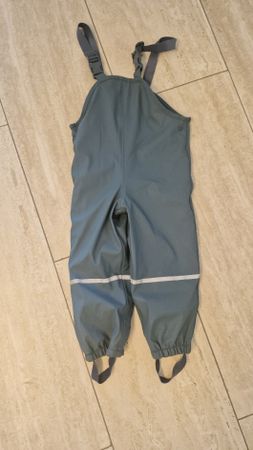 Gefütterte Regenhose Gr. 98/104