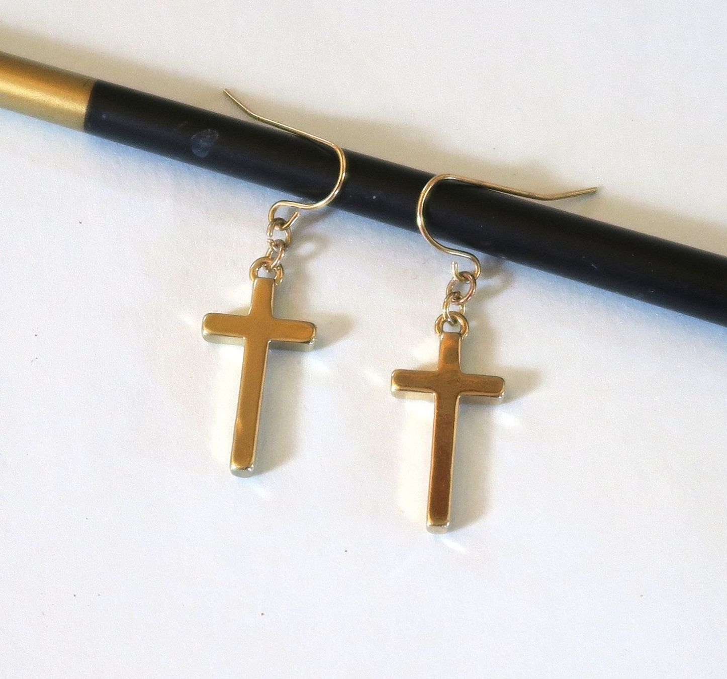 Orecchini pendenti & Orecchini a lobo: Ohrhänger Kreuz – Usato da Brittnau venduto da marlenestone