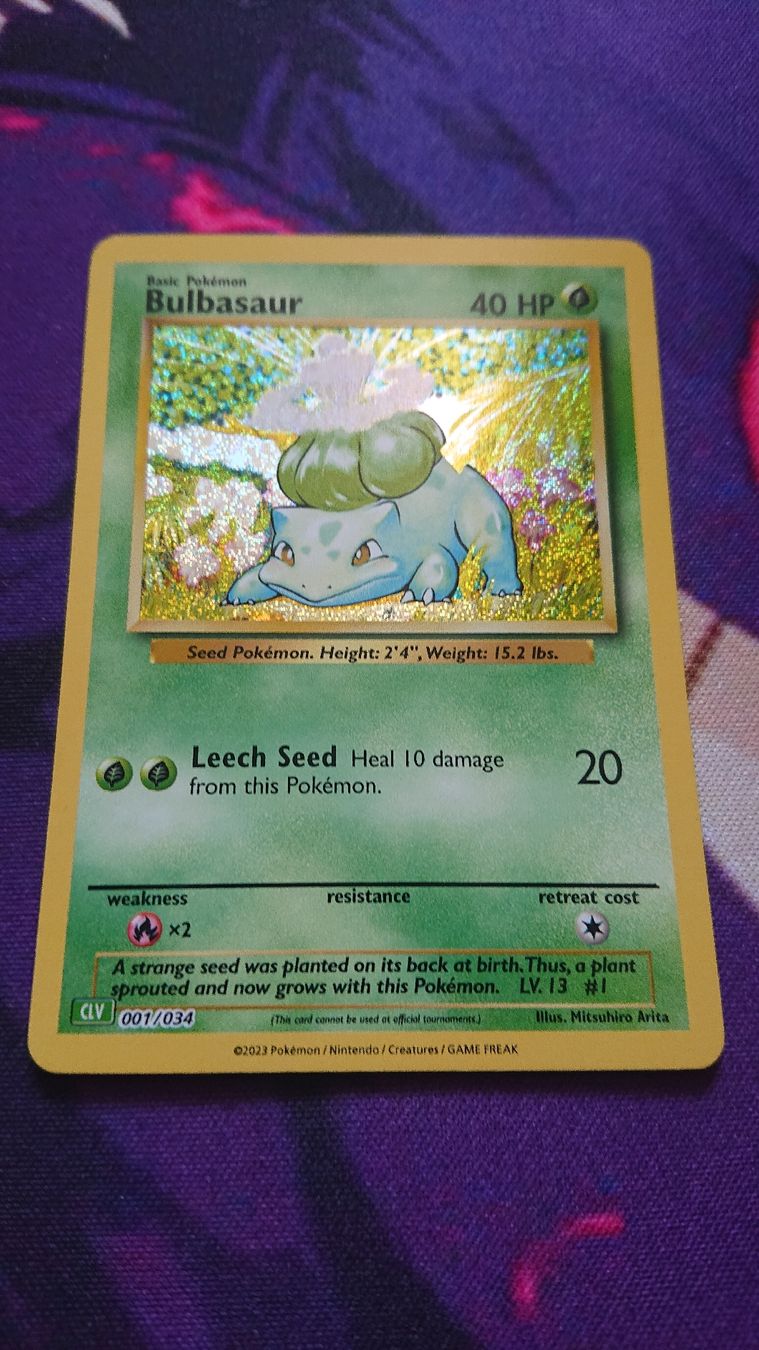 Pokémon Cartes à collectionner: Bulbasaur 001 TCG Classic EN – Neuf (Voir description) à Chur par FreakofRarity 1