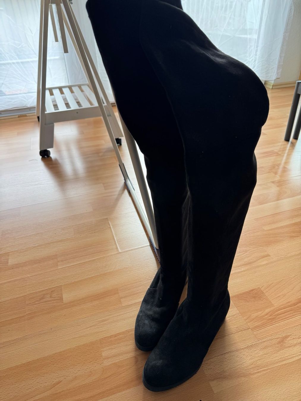 Scarpe da donna: Overknee Stiefel, schwarz, Grösse 40 – Usato da Rorschacherberg venduto da beeechen 1