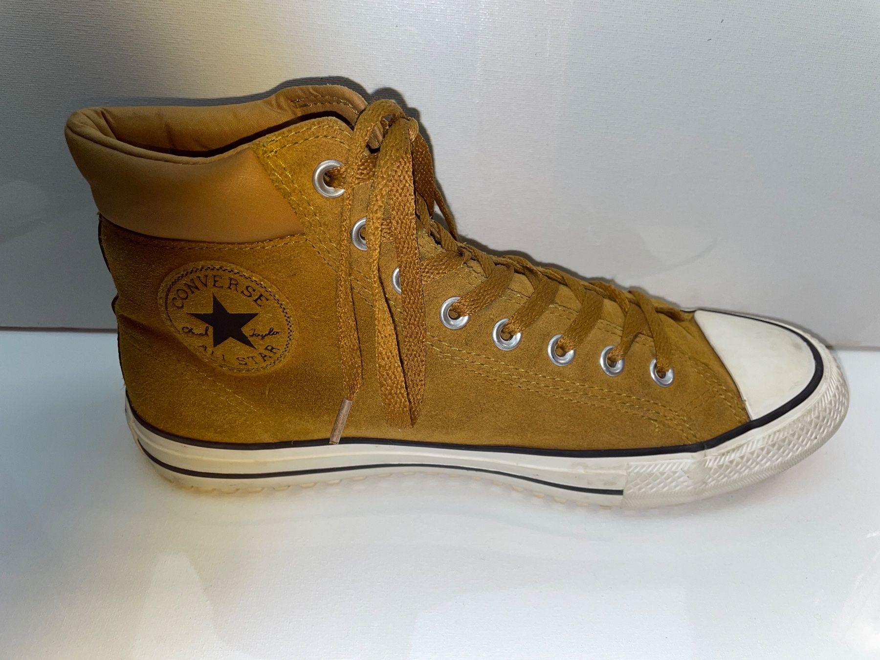 Converse Scarpe da uomo: Braune Wildleder Converse  'ALL STAR' High in Grösse 42 – Usato da Wolfhausen venduto da Mawere 3