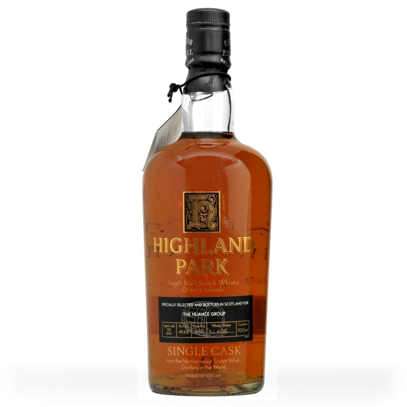 Highland Park Bevande alcoliche: Highland Park 1973 35Y Single Cask 6194 49.6% – Nuovo e nell'imballaggio originale da Wohlen AG venduto da MAXMALT 1