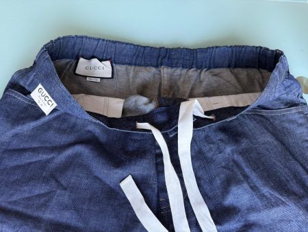 GUCCI Denim Kurze Bermuda Short Hose 48 / 32 NEU 💯 Original