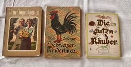 3 alte Schweizer Kinderbücher, Jahrgang 1930-1940
