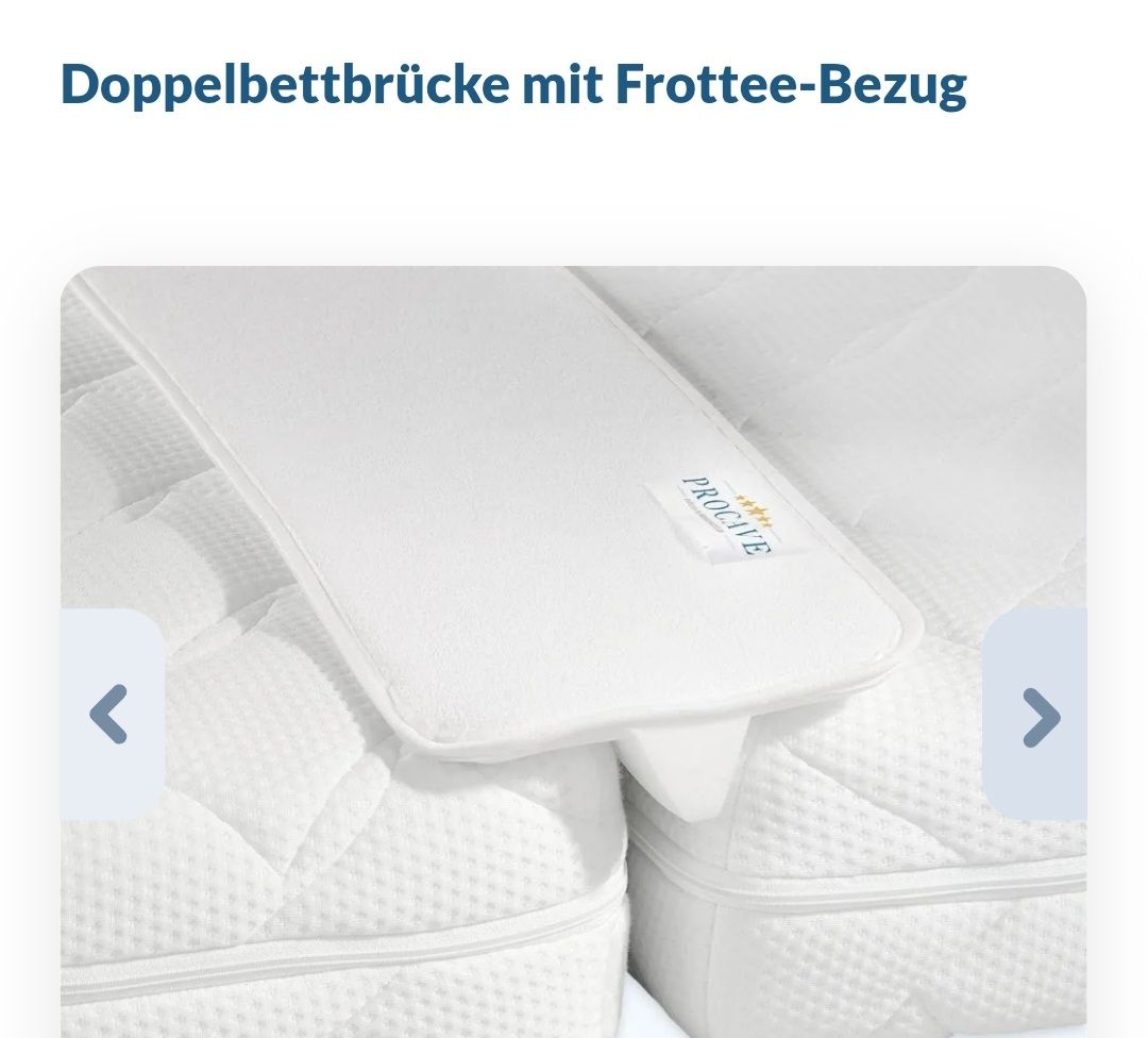 Matelas: Doppelbettbrücke PROCAVE – D'occasion à Zürich par Kathyt