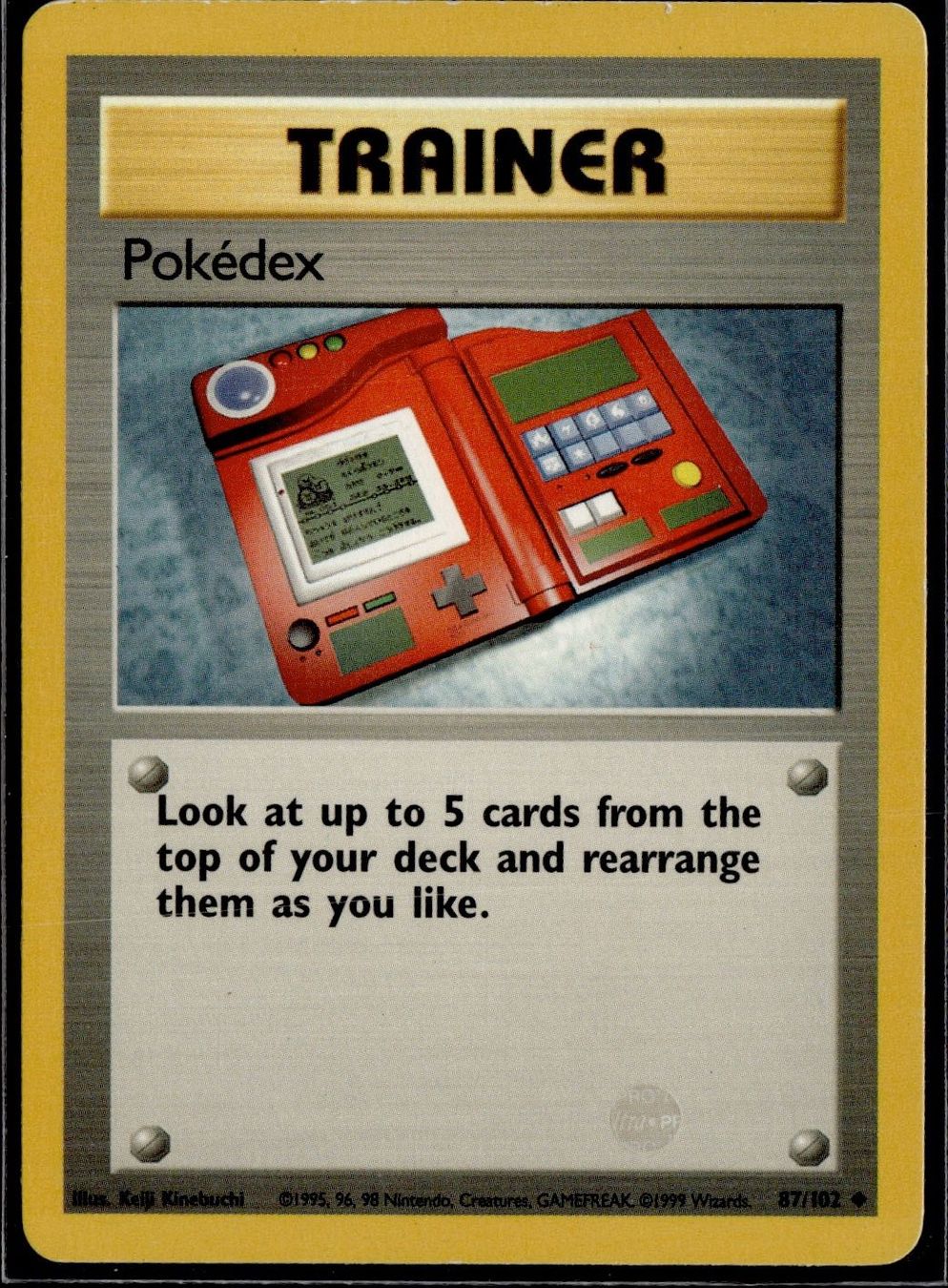 Pokémon Carte collezionabili: Pokédex Base Set 87/102 Pokémon 1999 – Usato da Zürich venduto da pokemon_cards