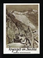 Voyages en Suisse, Reisen in die Schweiz». Künstlerkarte