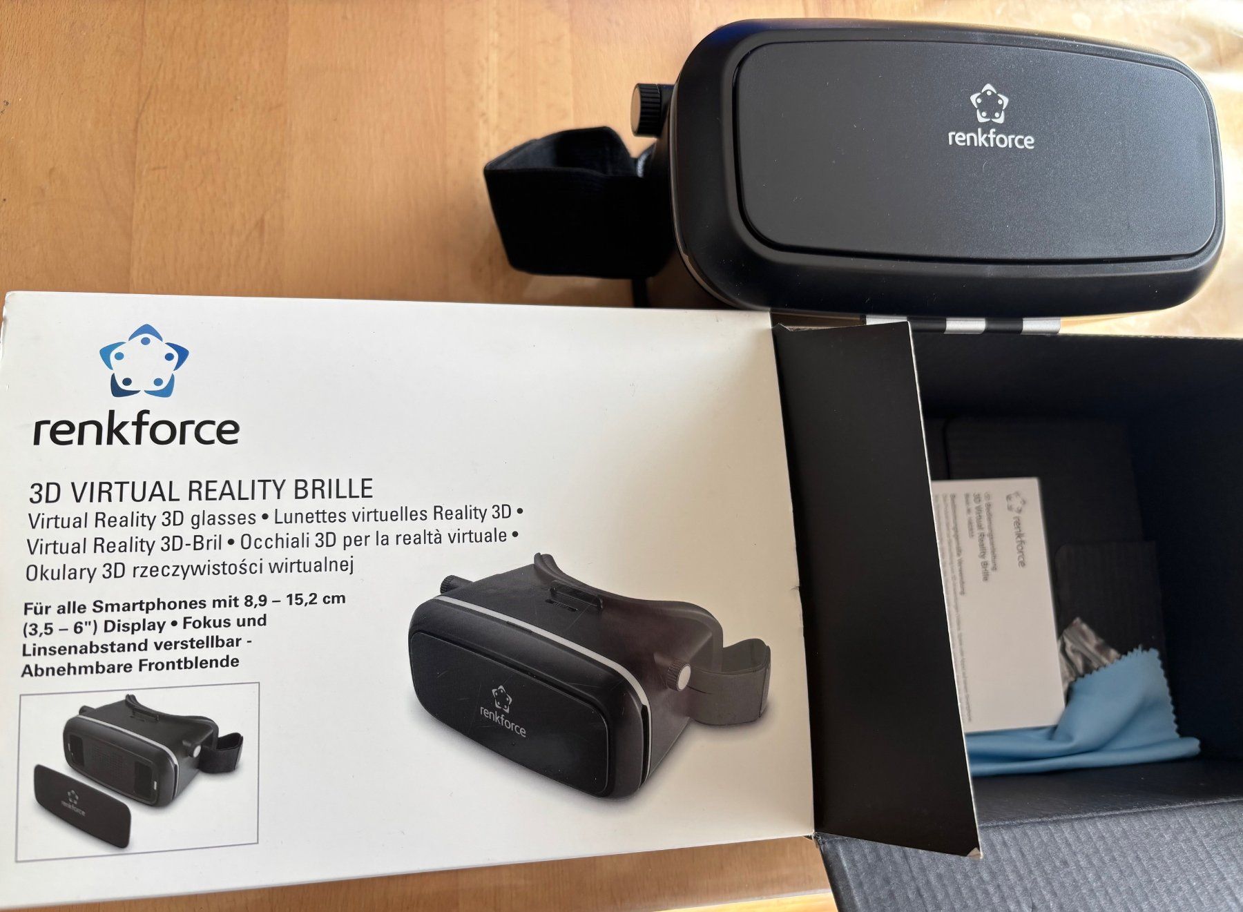Casco VR: Renkforce 3D Virtual Reality Brille – Nuovo e nell'imballaggio originale da Bassersdorf venduto da Antaris01