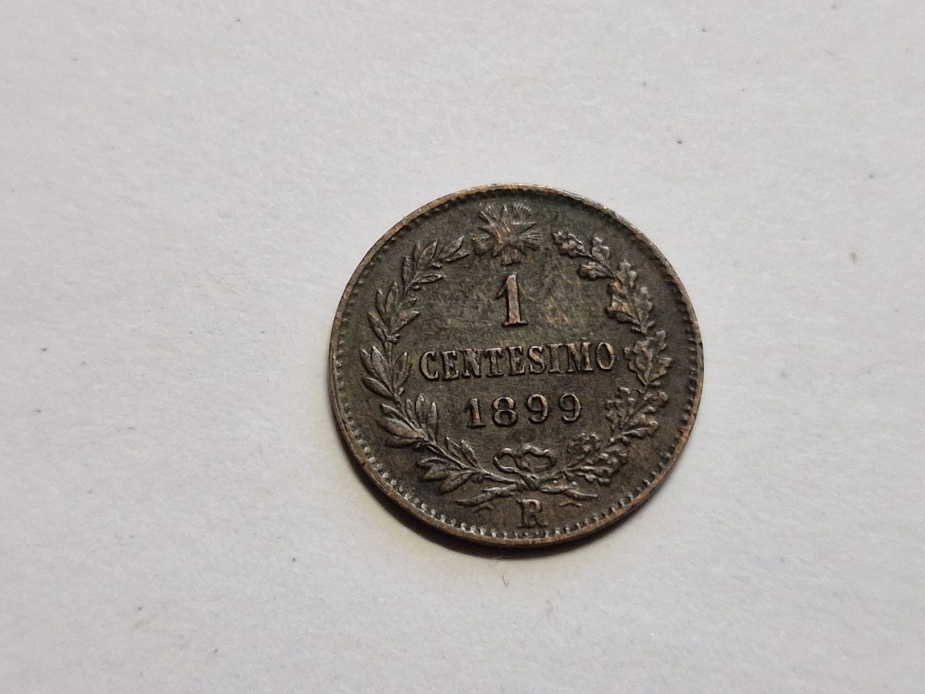Alle Münzen: Italien 1- Centesimo 1899. – Gebraucht aus Zürich von Moreira01 3