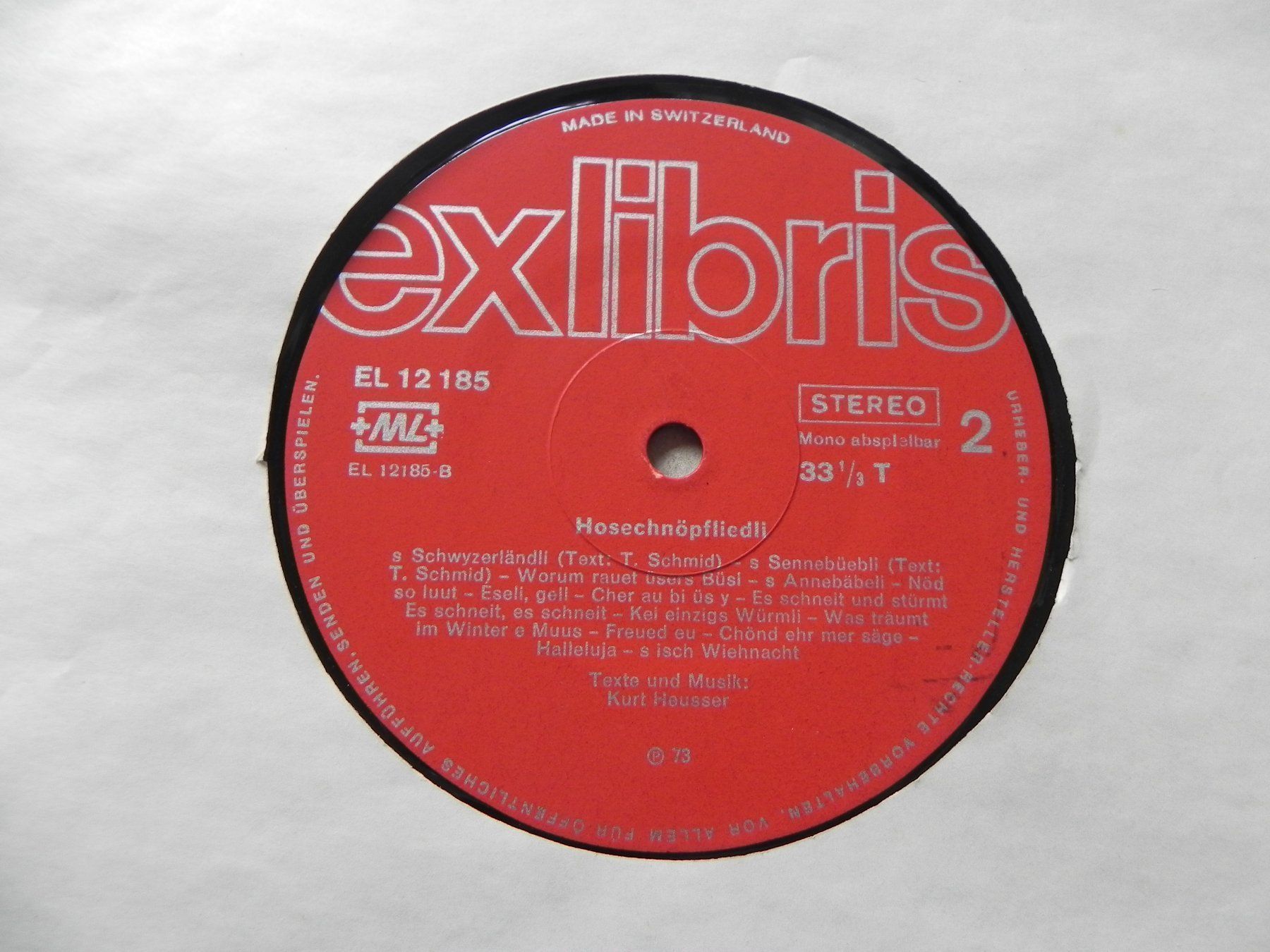 Schallplatten: LP CH Mundart Kinder Lieder & Gedichte – Gebraucht aus Siebnen von krimsie 3