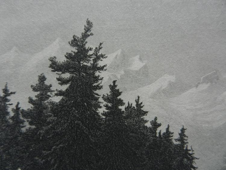 Gravures: Piz Bernina – D'occasion à Risch par Rischli15 9