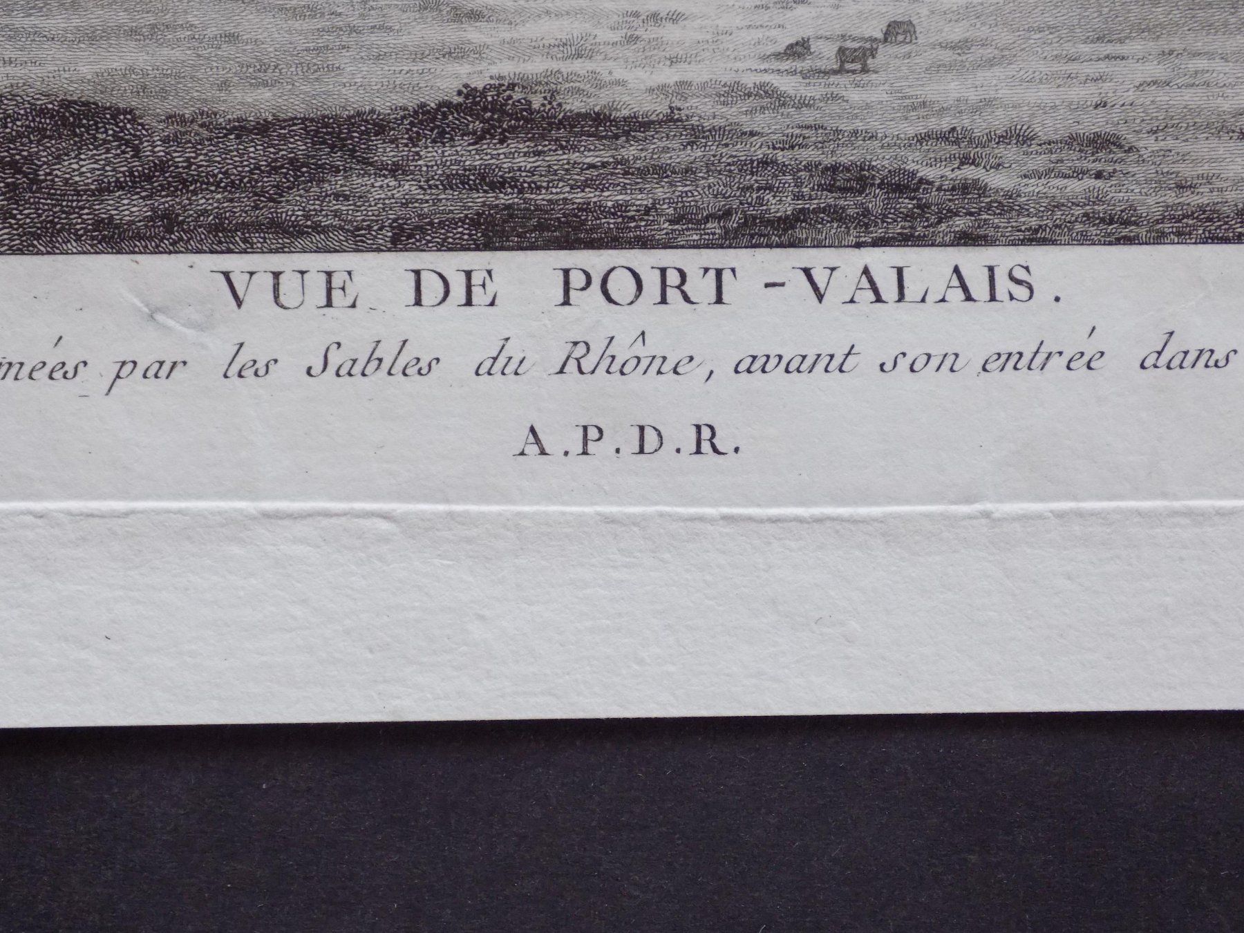 Stiche: Vue de port-Valais Monthey – Gebraucht aus Risch von Rischli15 2