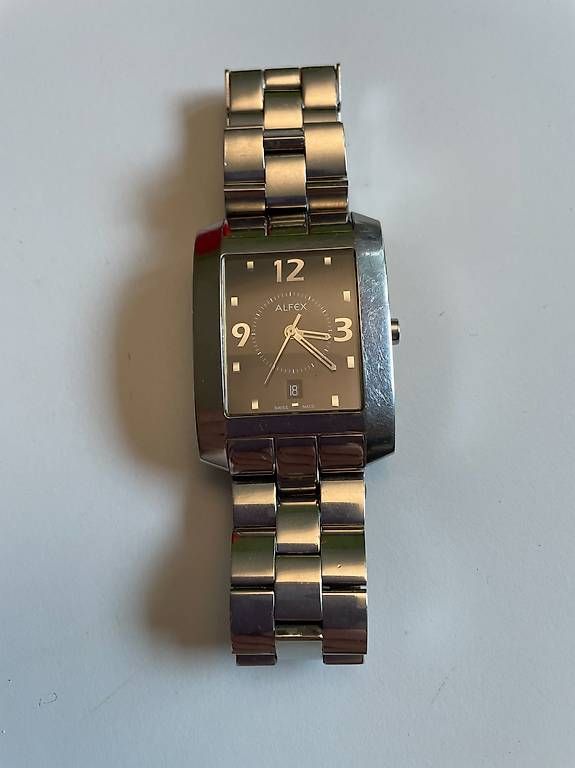 Montre Chrono Alfex Suisse édition Limitée 1989 - Boîtier Acier Noir 37mm, Quartz - Occasion à Réétalonner