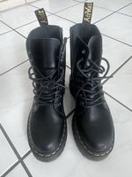 Schwarze Dr. Martens Plateau Stiefel, Grösse 38, neuwertig