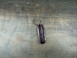 Taschenmesser mit Schere und Schlüsselring Pfadi
