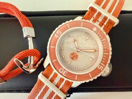 SWATCH x BLANCPAIN Fifty Fathoms Arctic, New, NO box&papers