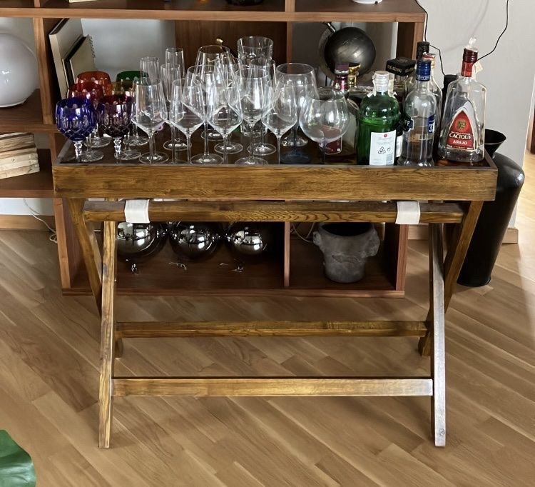 Tische: Glasstisch aus Holz – Gebraucht aus Stansstad von chr_7kfn 5