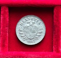 Schweiz 2 Rappen 1942 Schild Freiheitshut
