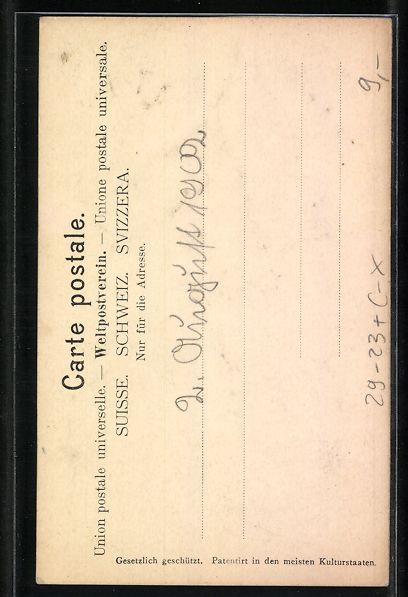 Cartoline postali: Relief-AK Ragaz, Tamina-Schlucht, Mitte – Usato da Berlin venduto da bartko-reher 1