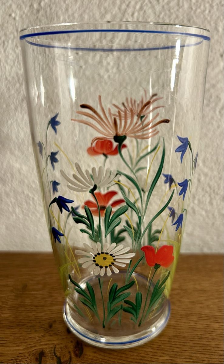 Bicchieri: Wasserkrug und 6 Gläser handbemalt – Usato da Oberhasli venduto da anzis 4