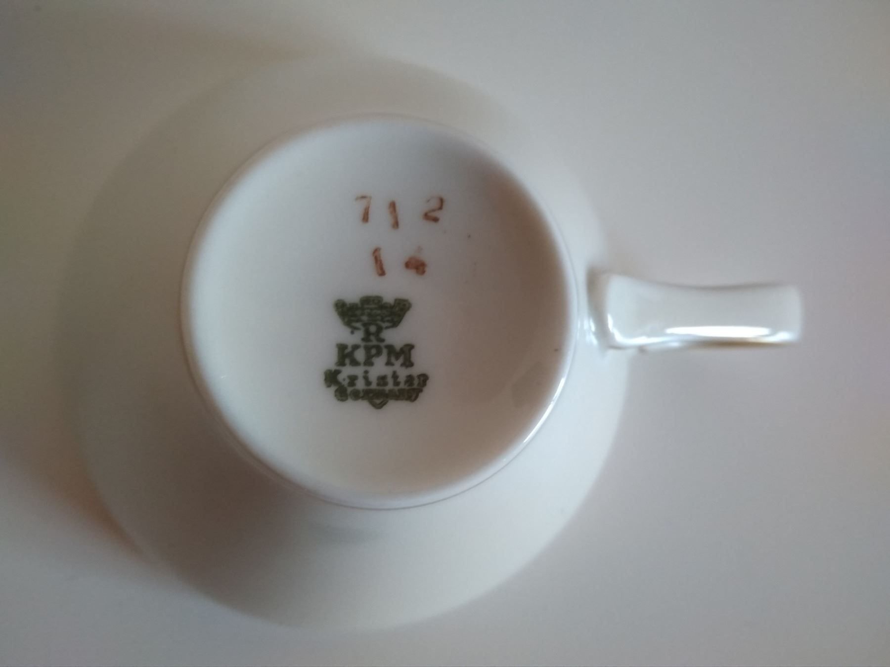 KPM Set di piatti: Wunderschönes KPM Espresso/Mokka-Set – Usato da Dietikon venduto da Branquinha1981 7