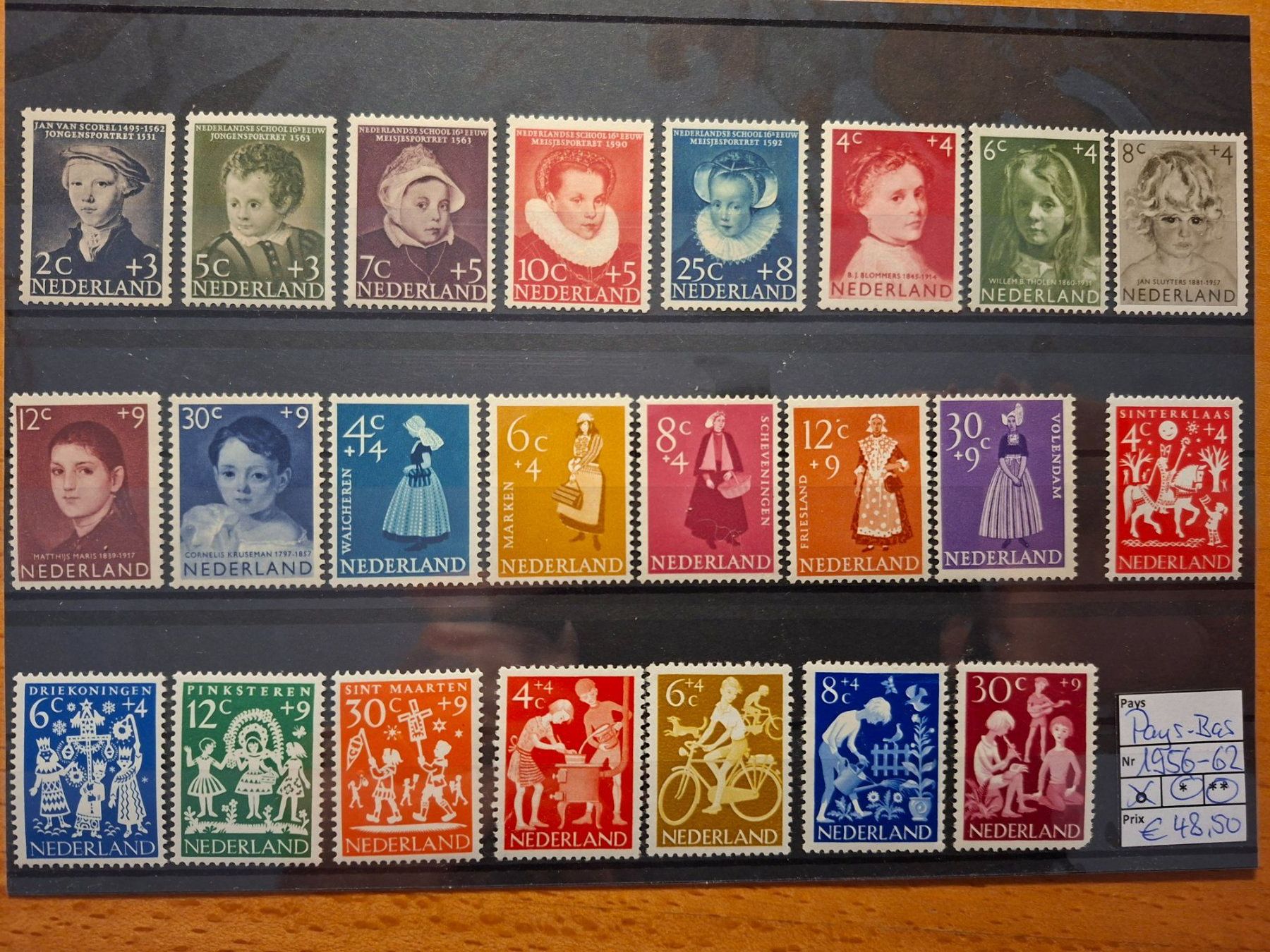 Alle Briefmarken: Niederlande** / Pays-Bas** 1956-62 – Gebraucht aus Confignon von Alfda2000