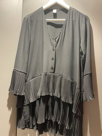 Lange Rüschelbluse, OneSize