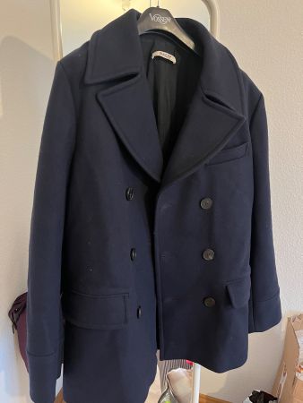 Hochwertiger Bally Herren Peacoat, Gr. 50, Dunkelblau