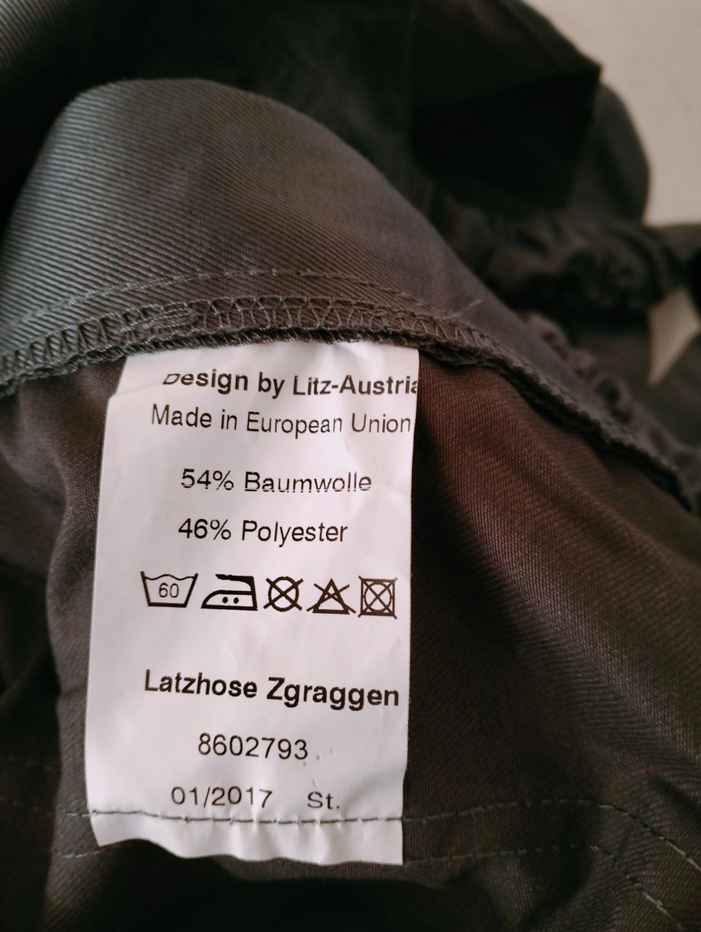 Pantaloni: Litz Arbeitslatzhose Gr. 52 – Nuovo (secondo la descrizione) da Uerkheim venduto da Kaufoption 4