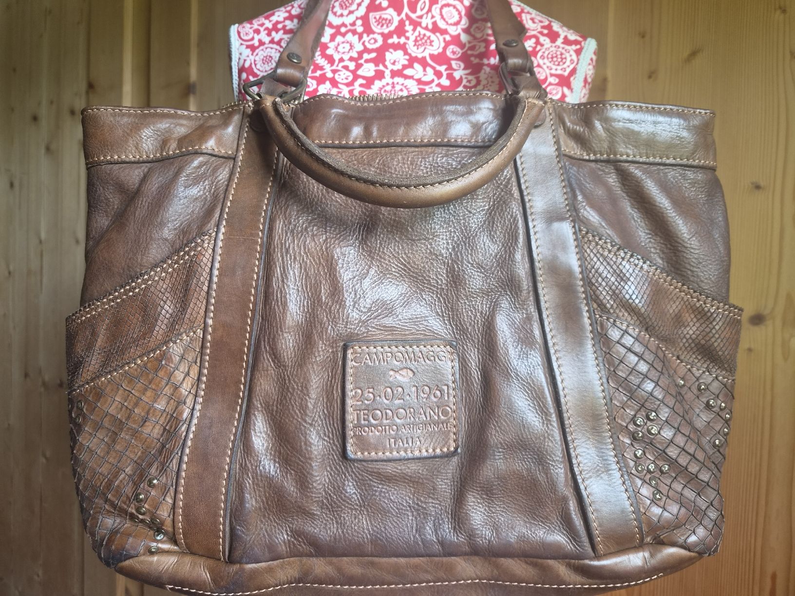 Campomaggi Borse: Campomaggi Ledertasche Shopper Braun – Usato da Wattwil venduto da tannenmeise73 1