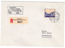 Lettre de Basel BPA A607 pour Romanshorn le 7.III.53